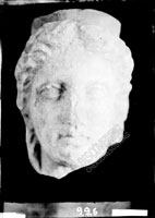 Marble head of Cybele