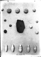 Египетские украшения римского врмени- сарабеи, плита с изображением Исиды,  и пр