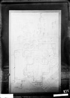 План крестообразного храма с мозаичным полом с прилегающим некрополем