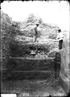 Layer of filling in the peribolos near Zeno's (XVII) Tower