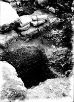 Pechyonkin's excavations near the lighthouse