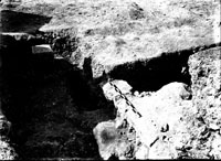 Раскоп с юго-западной стороны древнегреческой улицы