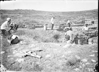1932 excavation trench