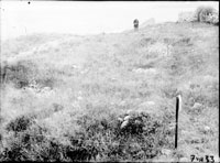1933 excavation trench